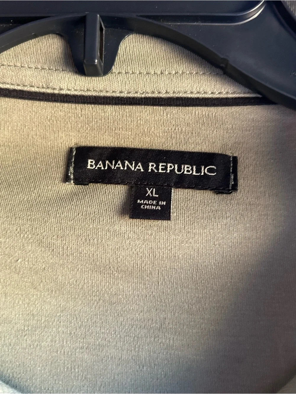 Banana Republic Men's Long Sleeve Luxe Touch Polo Green Size XL. New With Tags.